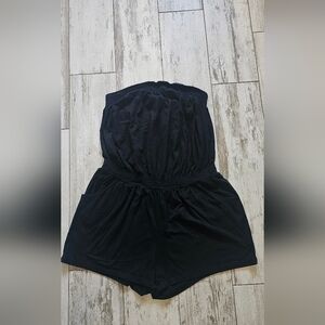 Old Navy Black Strapless Romper 3X